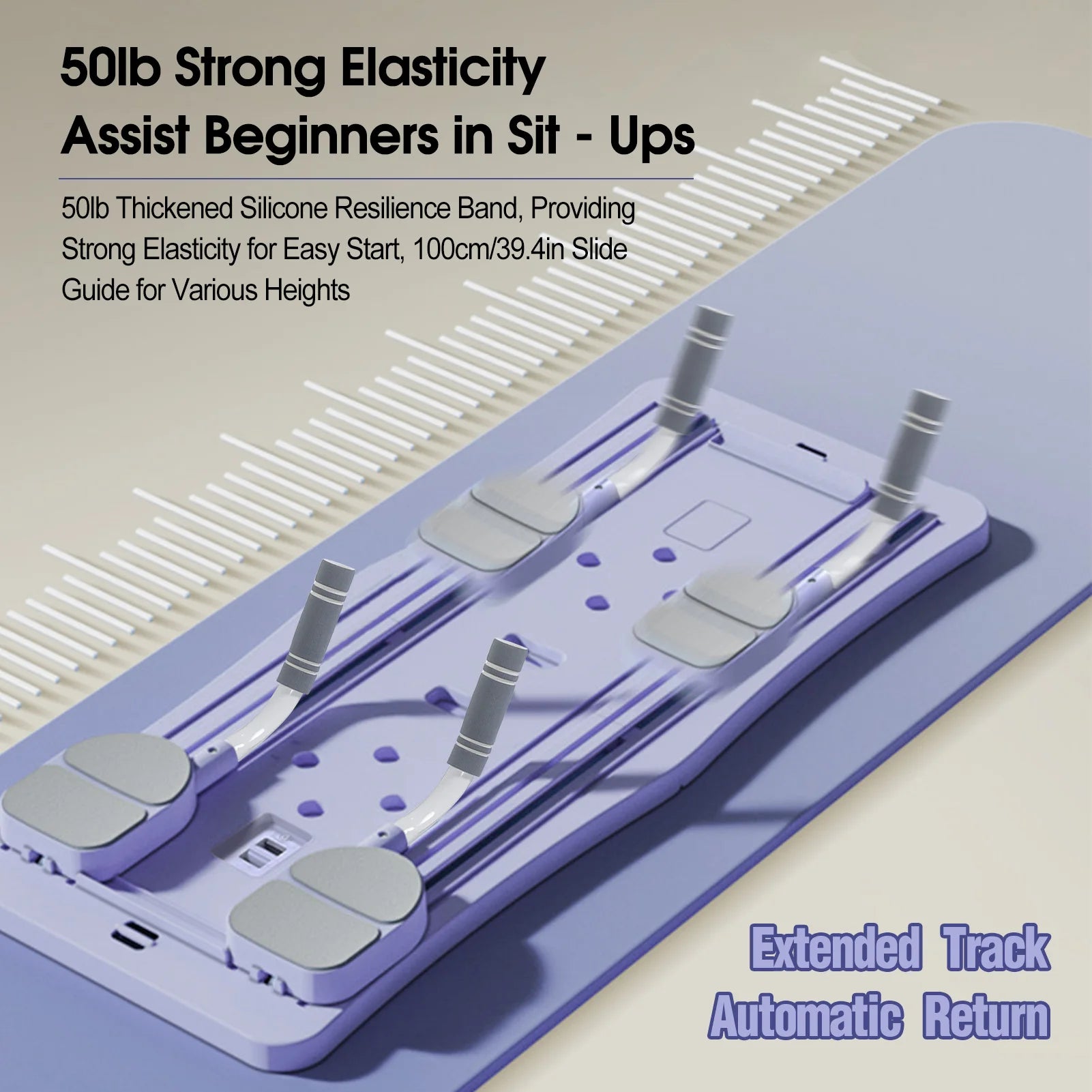 Foldable 4-in-1 Pilates Board