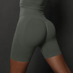 High-Waist Yoga Shorts for Women