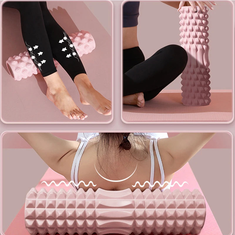 Foam Roller & Yoga Block Set