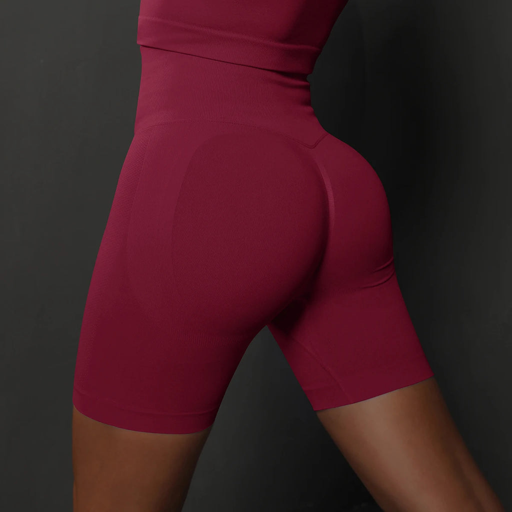 High-Waist Yoga Shorts for Women