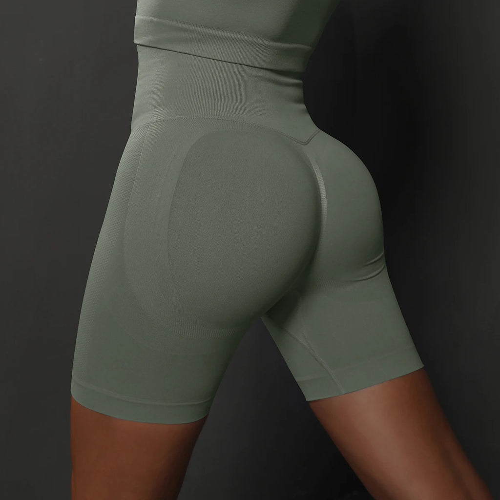 High-Waist Yoga Shorts for Women