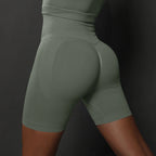 High-Waist Yoga Shorts for Women