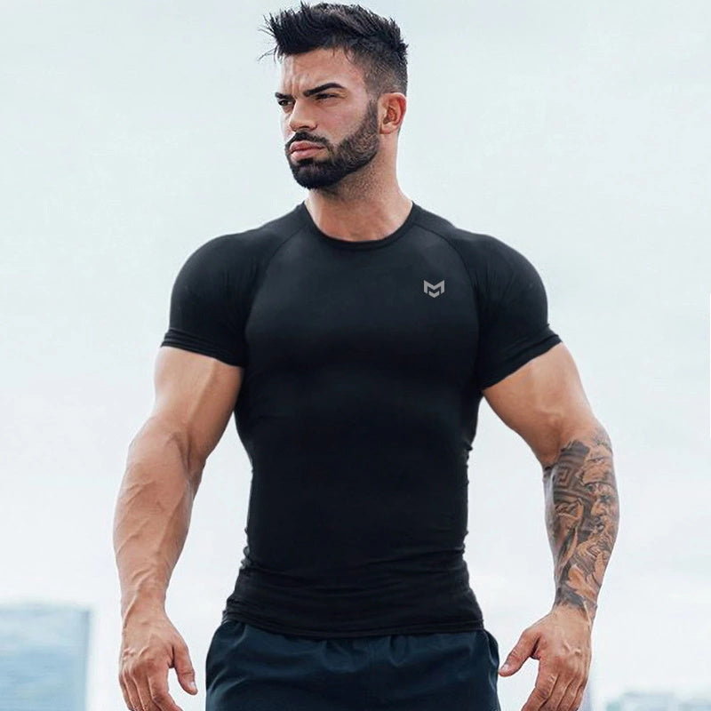 Quick-Dry Short-Sleeve Running T-Shirt