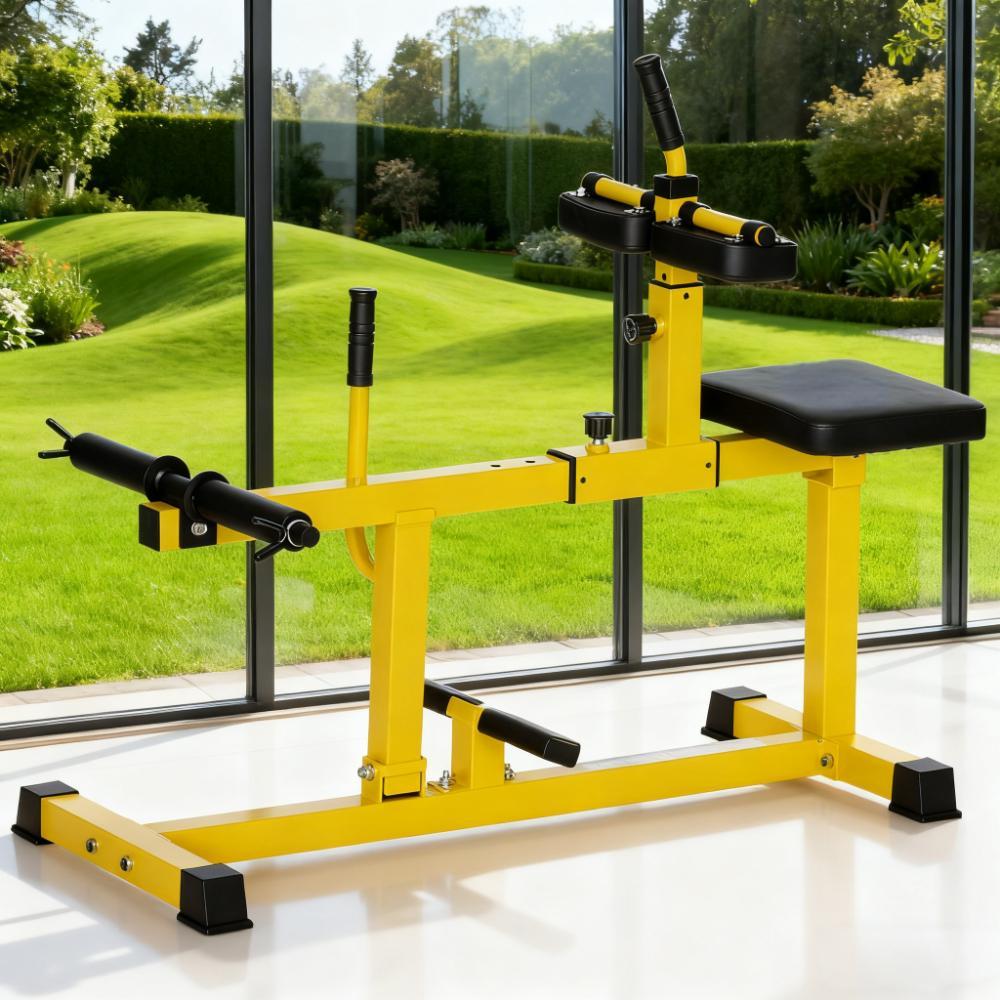 Yellow Home Gym Equipment Set