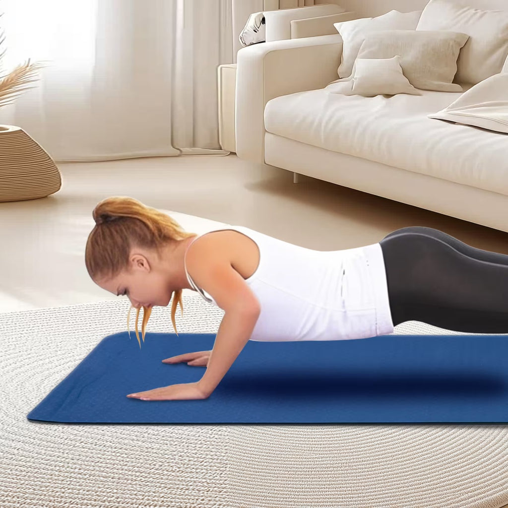 TPE Non-Slip Yoga Mat 72x24 (Purple)