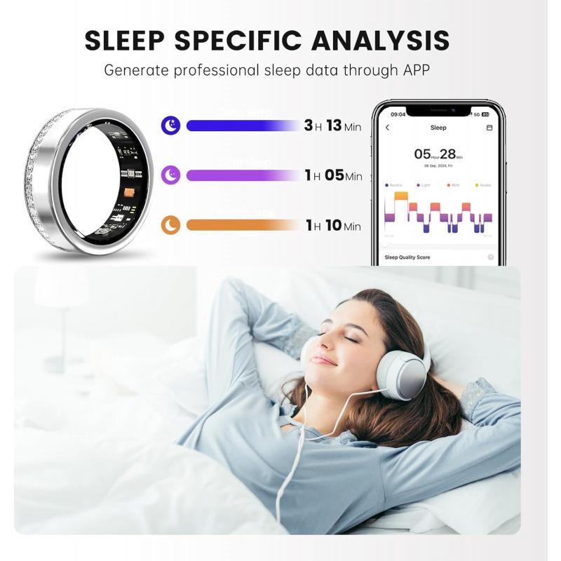 Luxury Diamond Smart Health Ring
