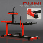 Adjustable Seated Calf Raise Machine – Red
