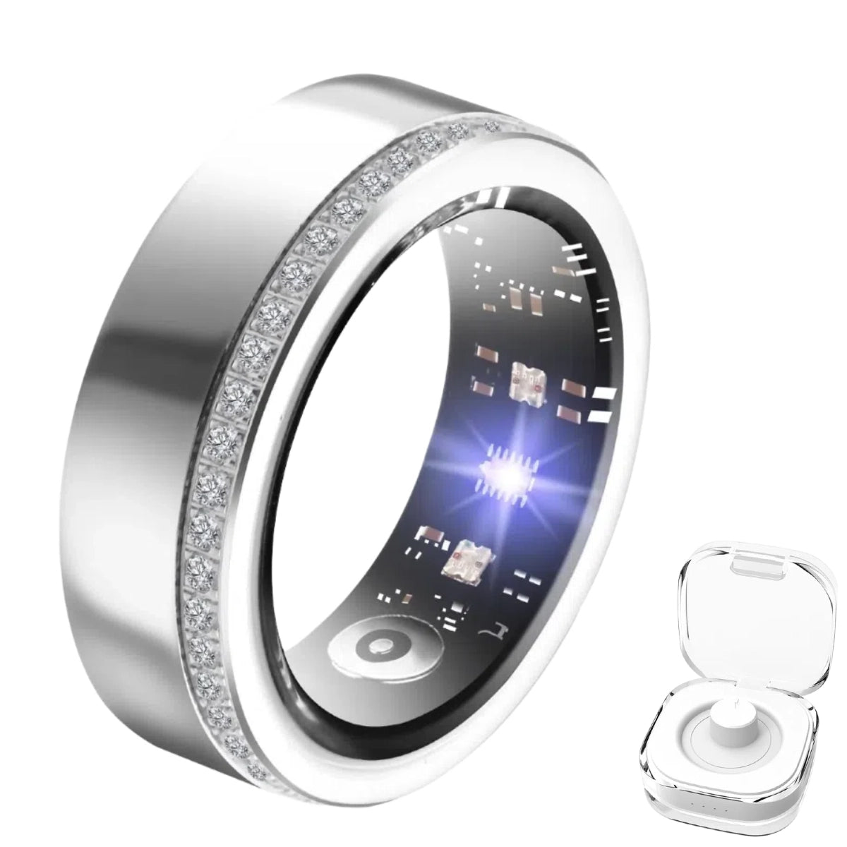 Luxury Diamond Smart Health Ring