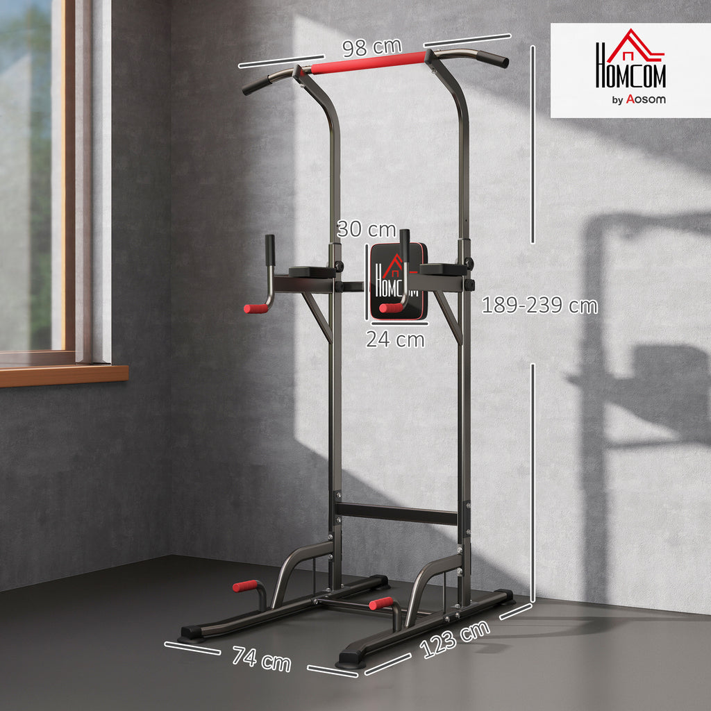 Power Tower with Pull-Up & Dip Station