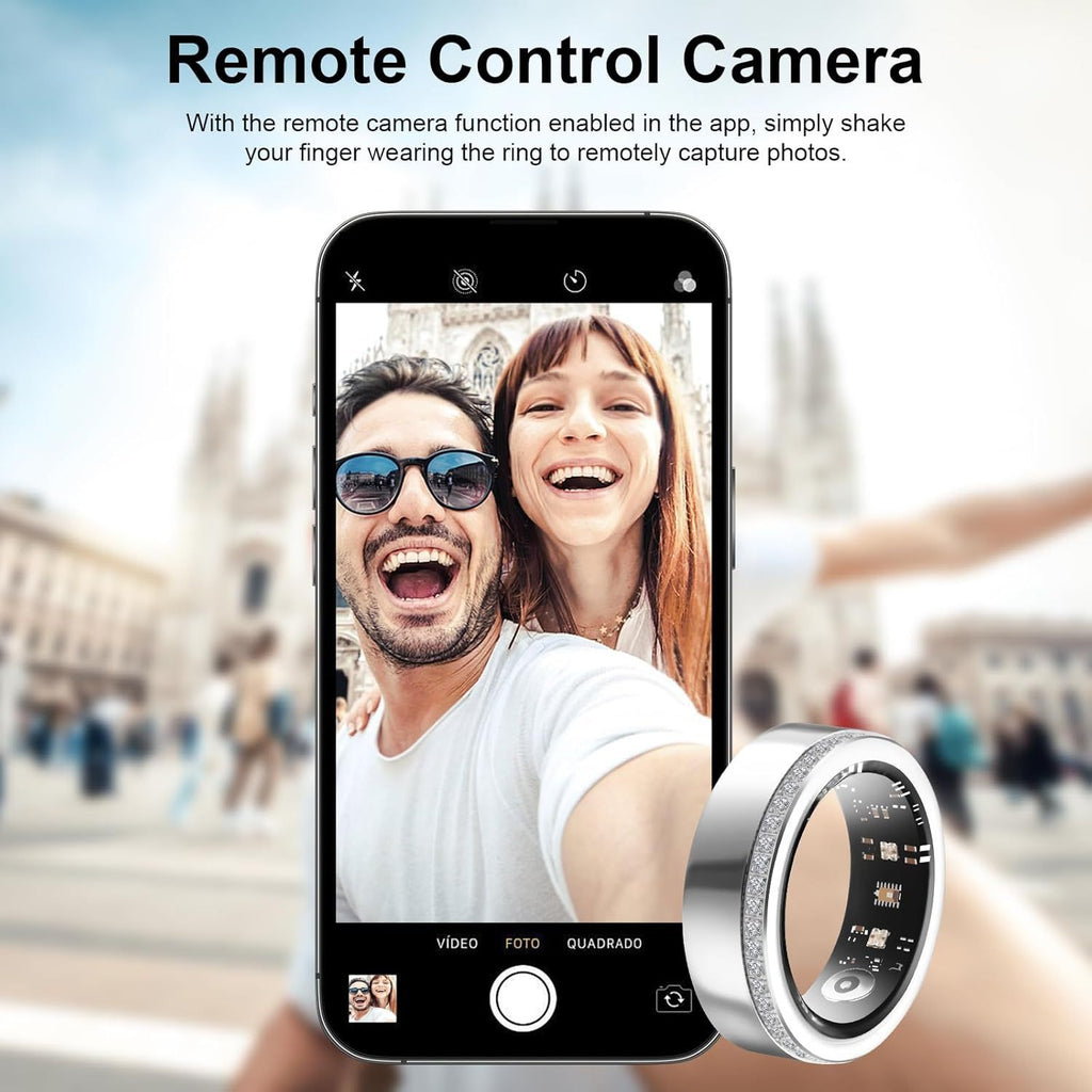 Luxury Diamond Smart Health Ring