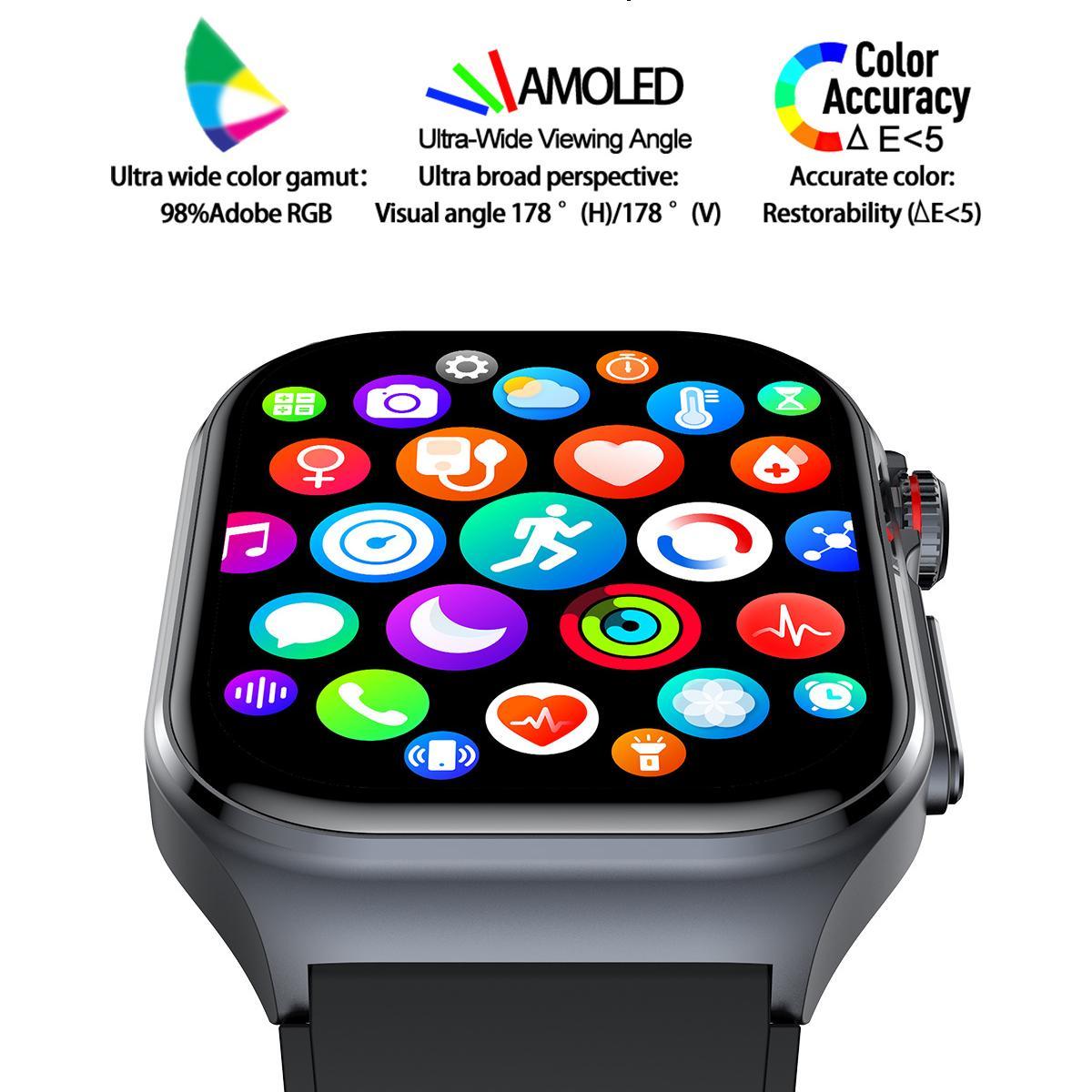 Smart Watch with Bluetooth Call & Heart Rate