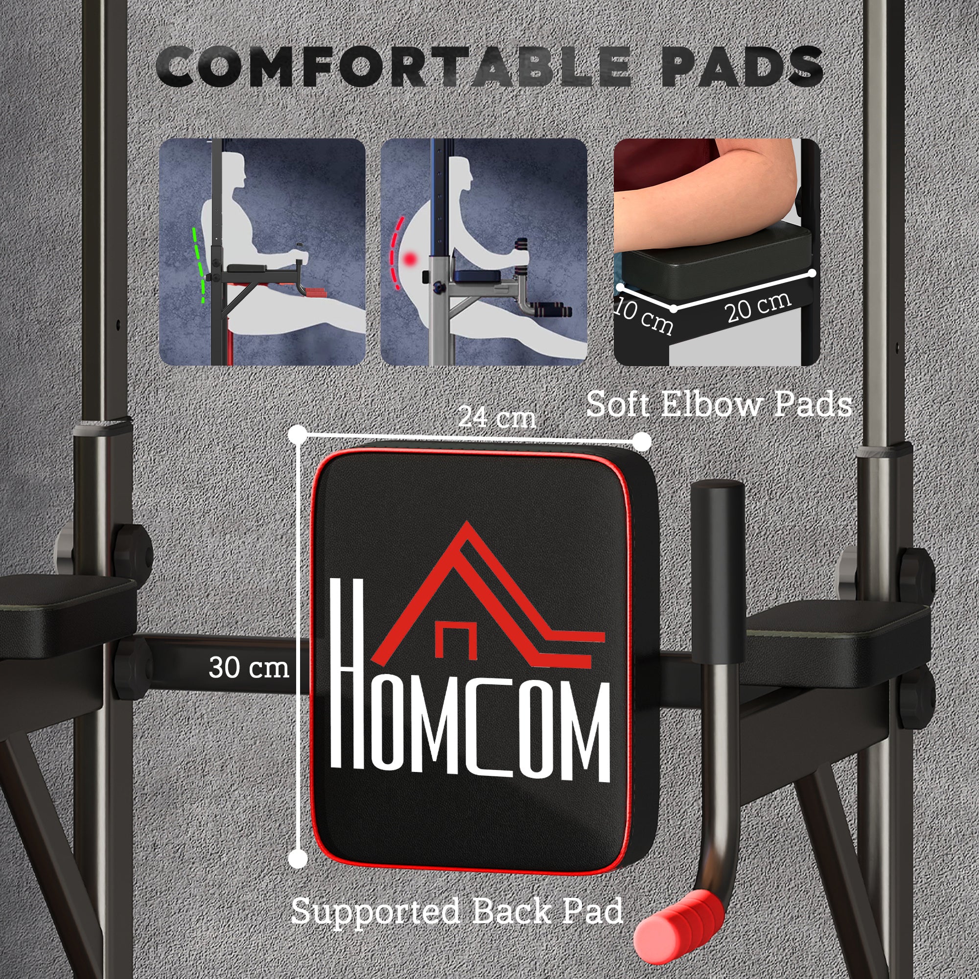 Power Tower with Pull-Up & Dip Station