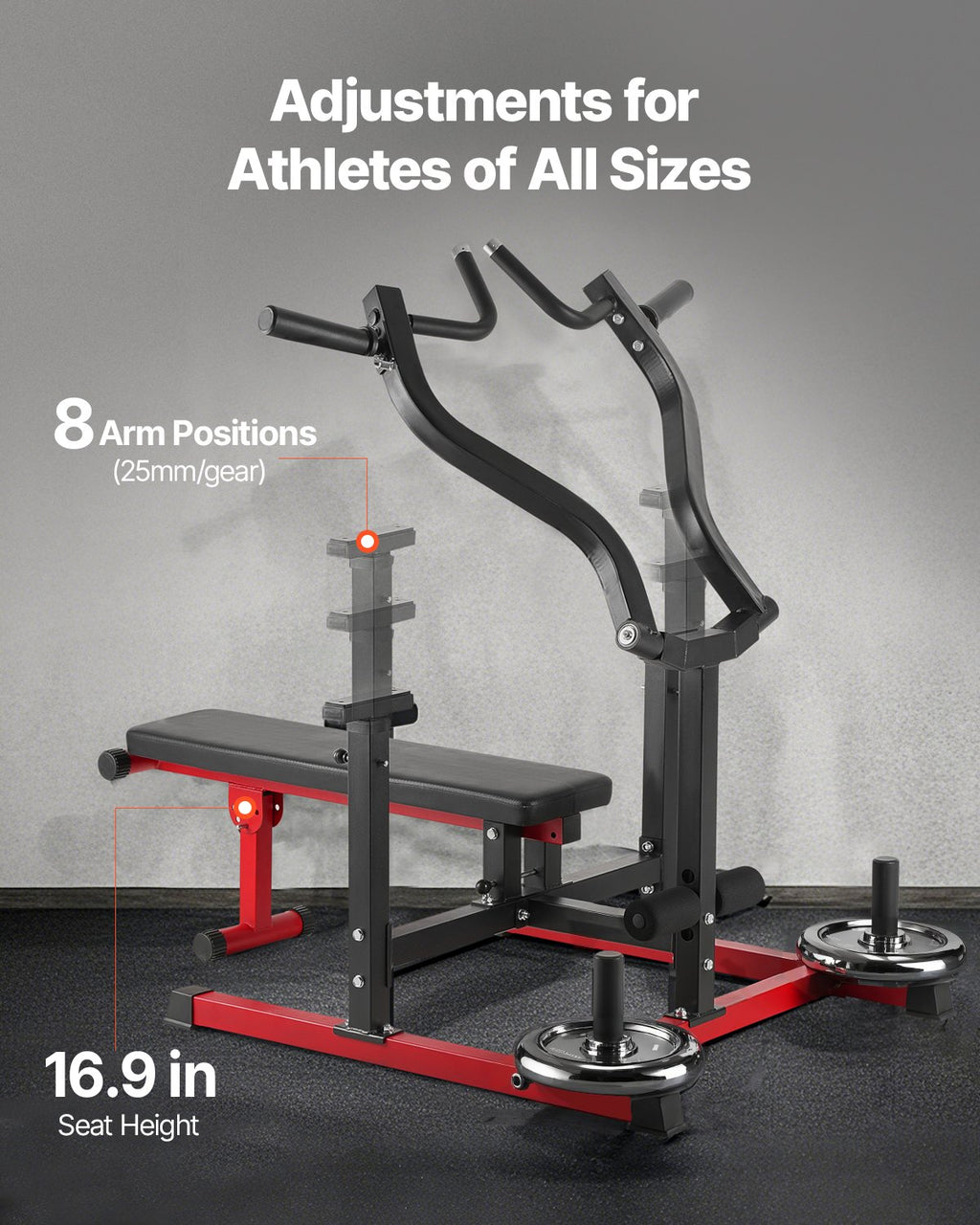 Chest Press Bench – 450lbs Adjustable