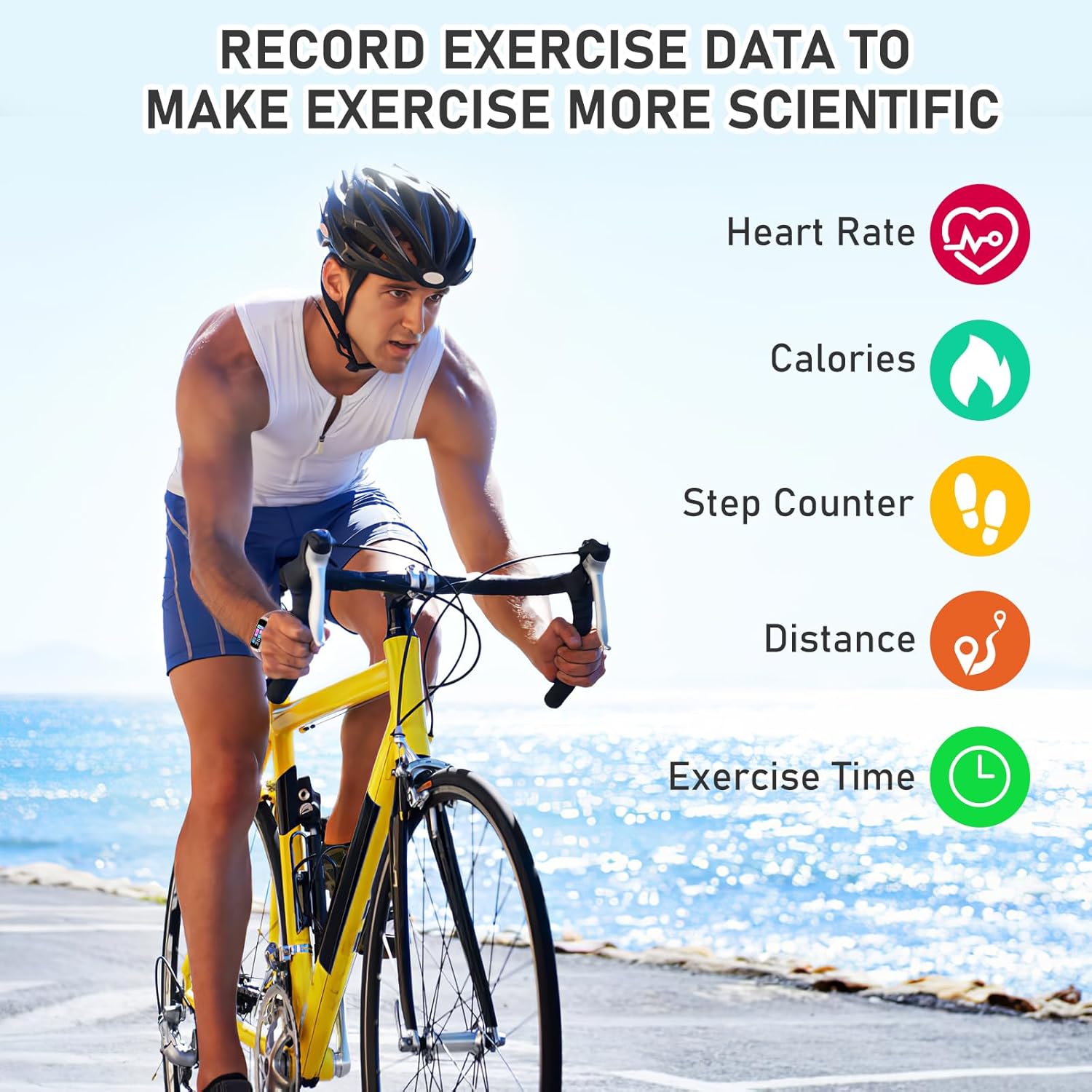 Fitness Tracker with Heart Rate & SpO2
