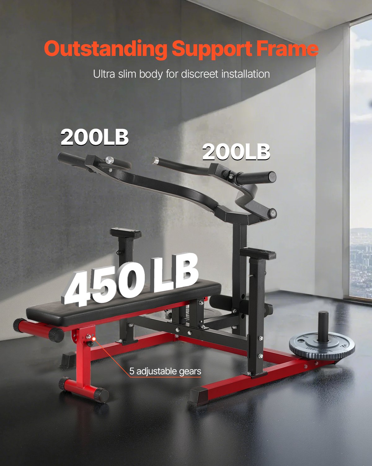 Chest Press Bench – 450lbs Adjustable
