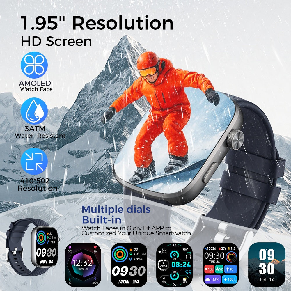 1.95" Smart Watch – Multi-Sport Modes