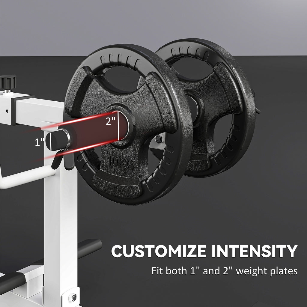Adjustable Seated Calf Raise Machine – Purple