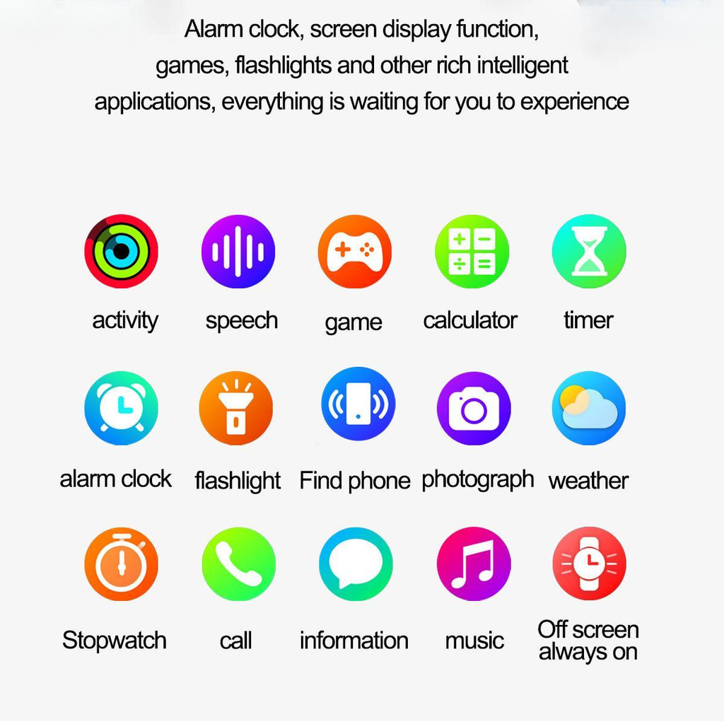 Smart Watch with Bluetooth Call & Heart Rate