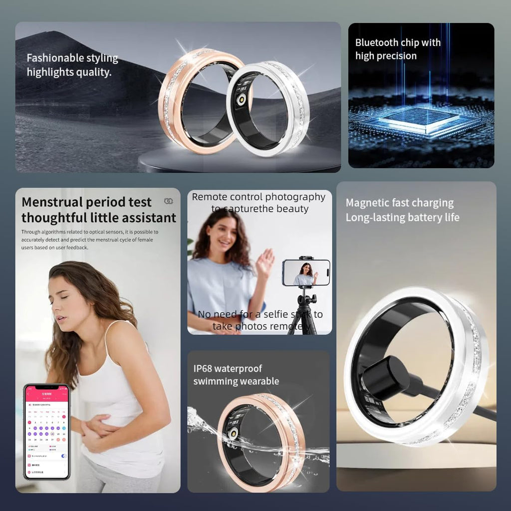 Smart Health Ring – Rose Gold
