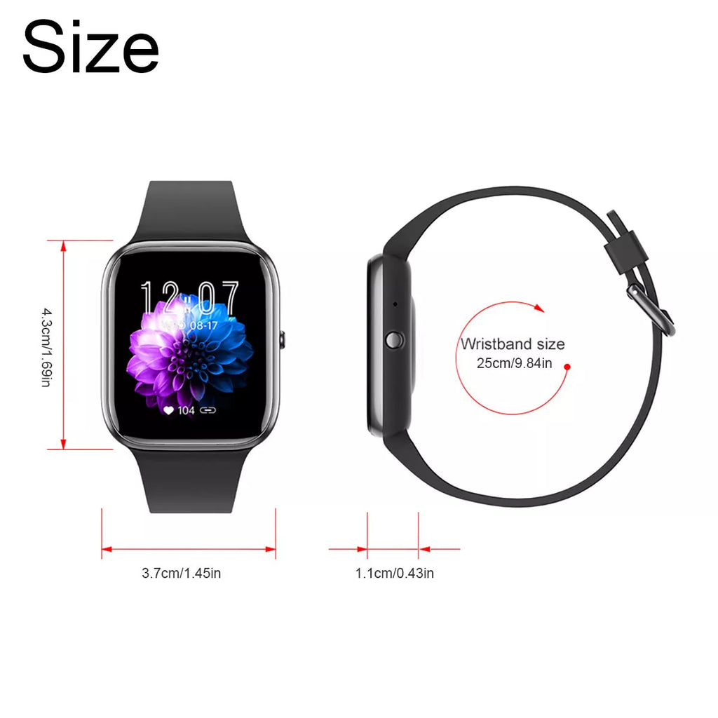 Smart Watch with Blood Pressure & Heart Rate