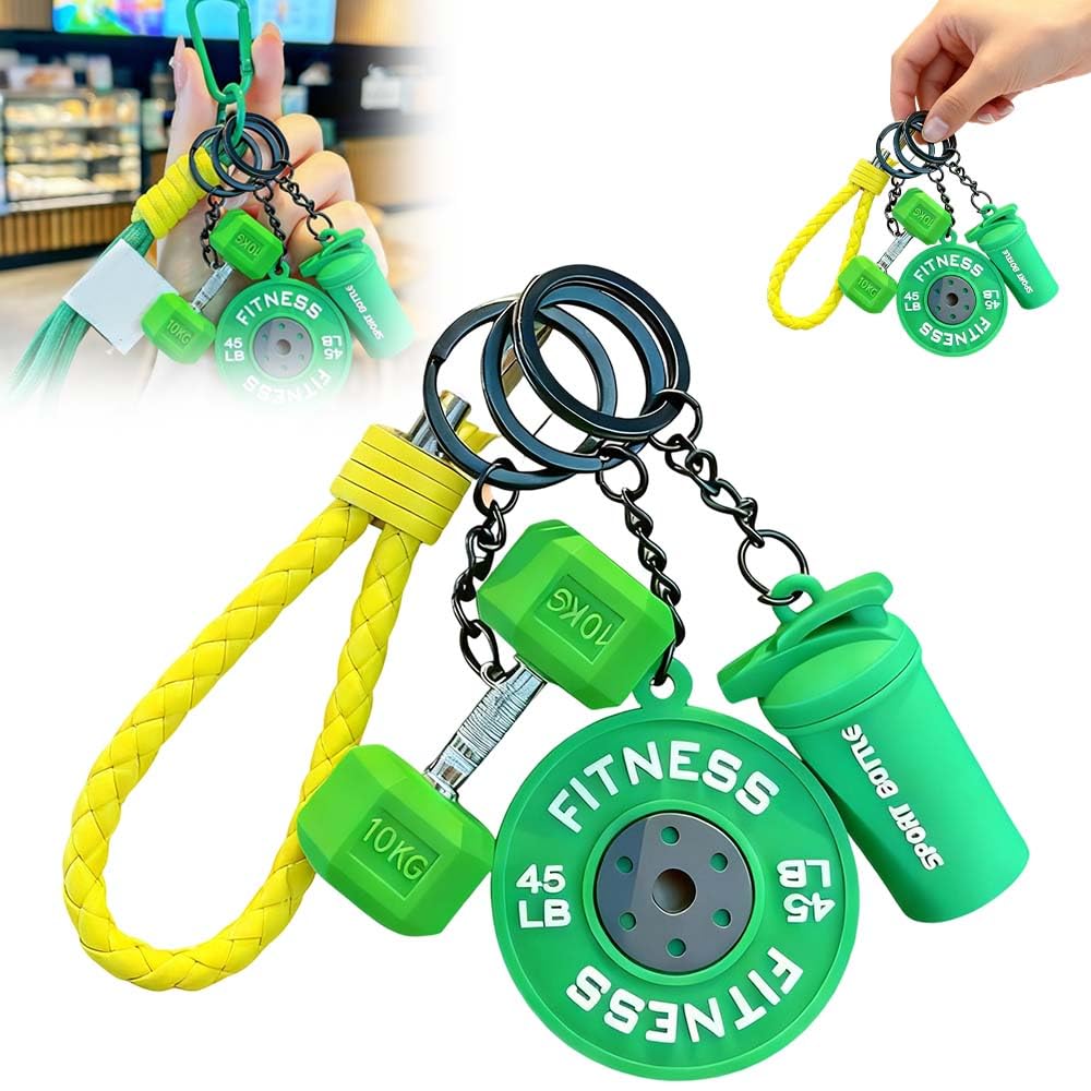 Mini Gym Keychain Set (4-Pack)